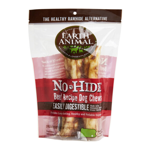 Earth Animal No-Hide Beef Chew - Medium 2 pack