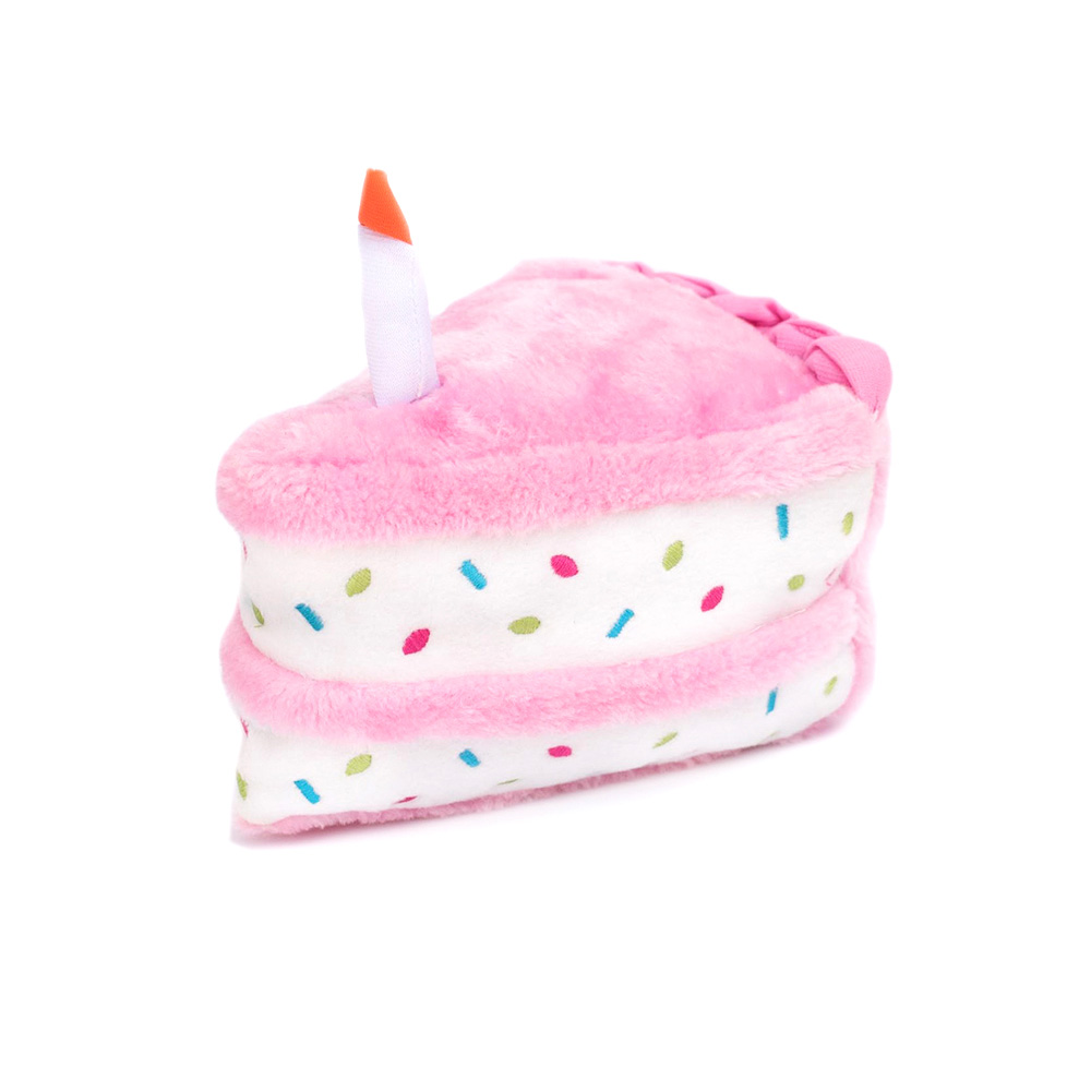 ZippyPaws Pink Birthday Cake