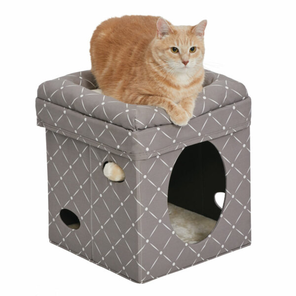 MidWest Cat Cube Mushroom Diamond (with cat)