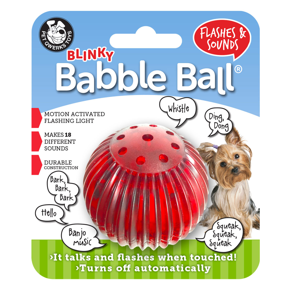 Pet Qwerks Blinky Babble Ball (small)