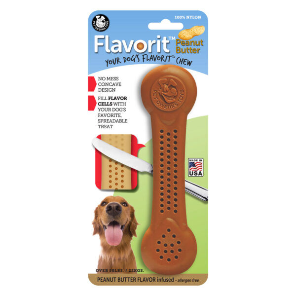 Pet Qwerks Flavorit BarkBone Peanut Butter Flavor Infused Dog Chew (X-large)