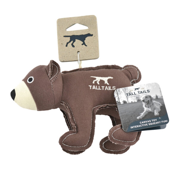 Tall Tails Canvas Bear Toy