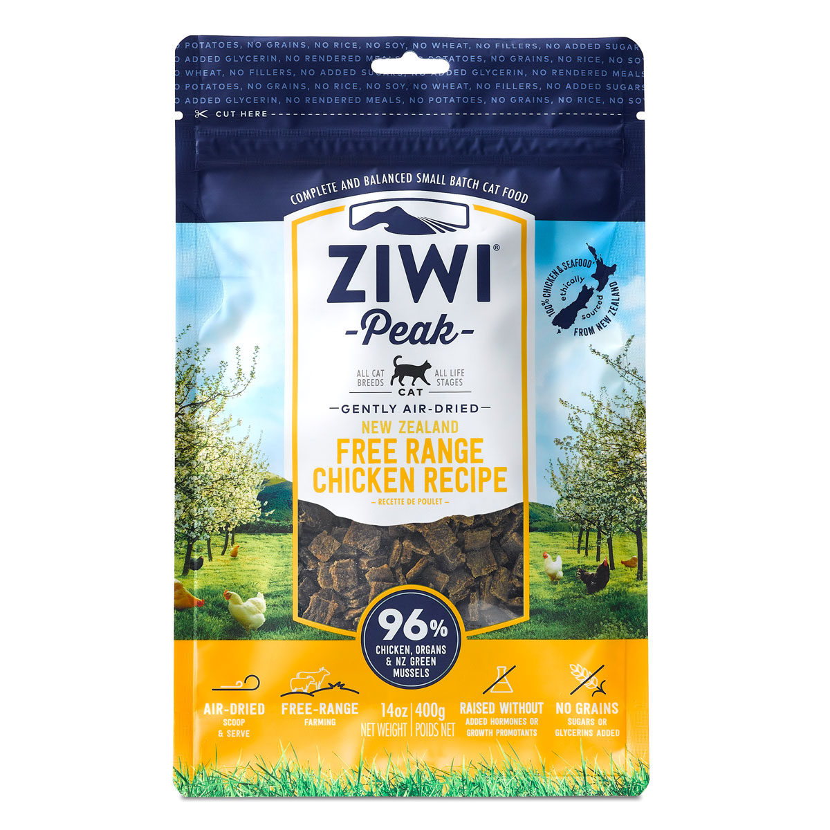 Ziwi Peak Cat Air-Dried Free Range Chicken Recipe (14oz)