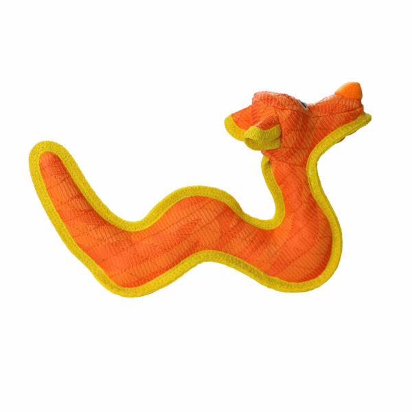 Duraforce Characters Orange Yellow Dragon Dog Toy