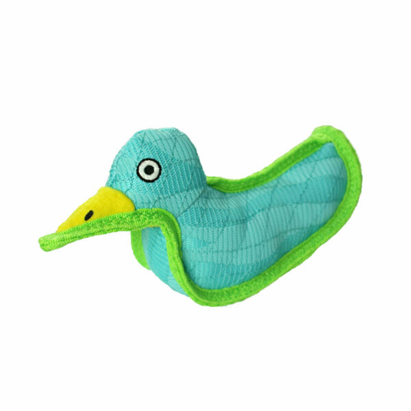 Duraforce Characters Blue Green Duck Dog Toy