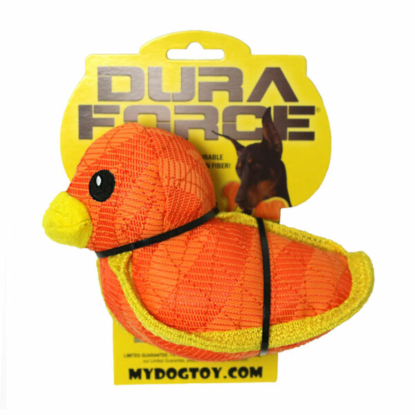 Duraforce Characters Orange Duck Dog Toy