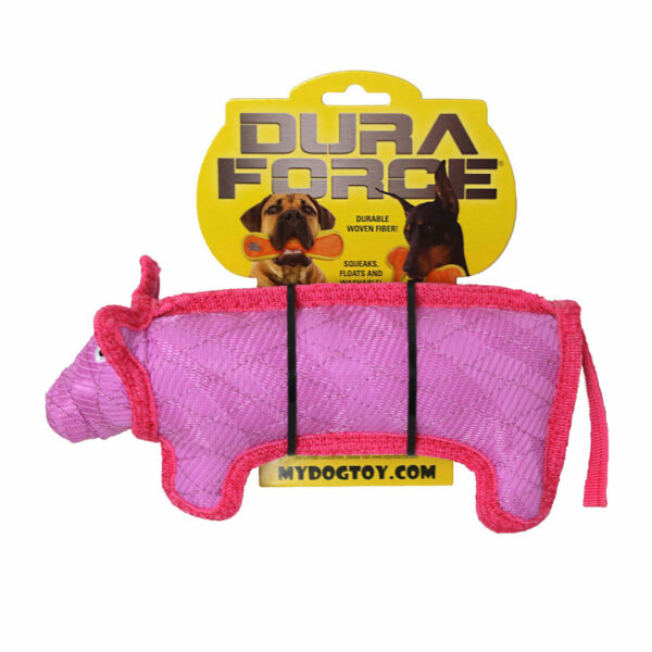 Duraforce Characters Pink Pig Dog Toy
