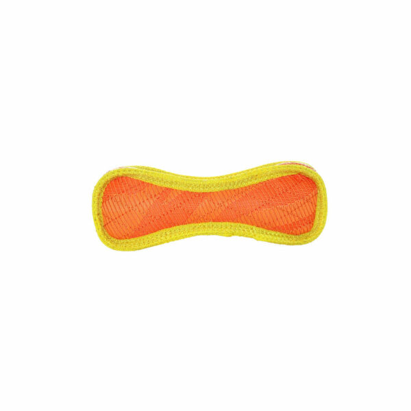 Duraforce JR Bone Orange Yellow Dog Toy