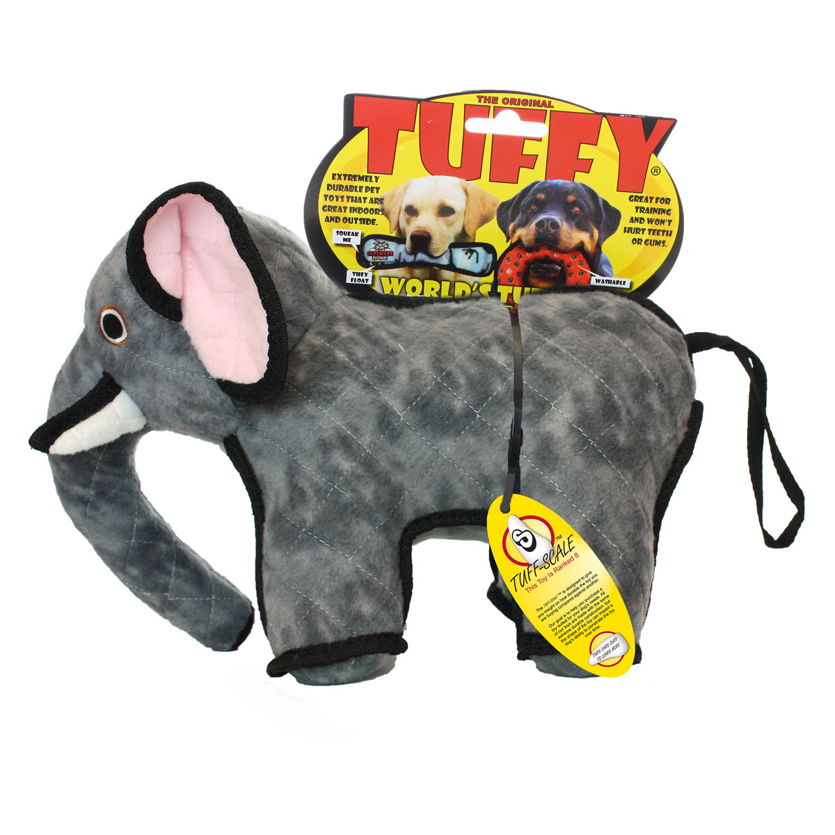 Tuffy Zoo Elephant Dog Toy