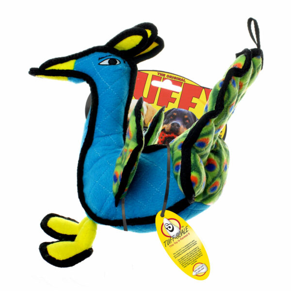 Tuffy Zoo Peacock Dog Toy