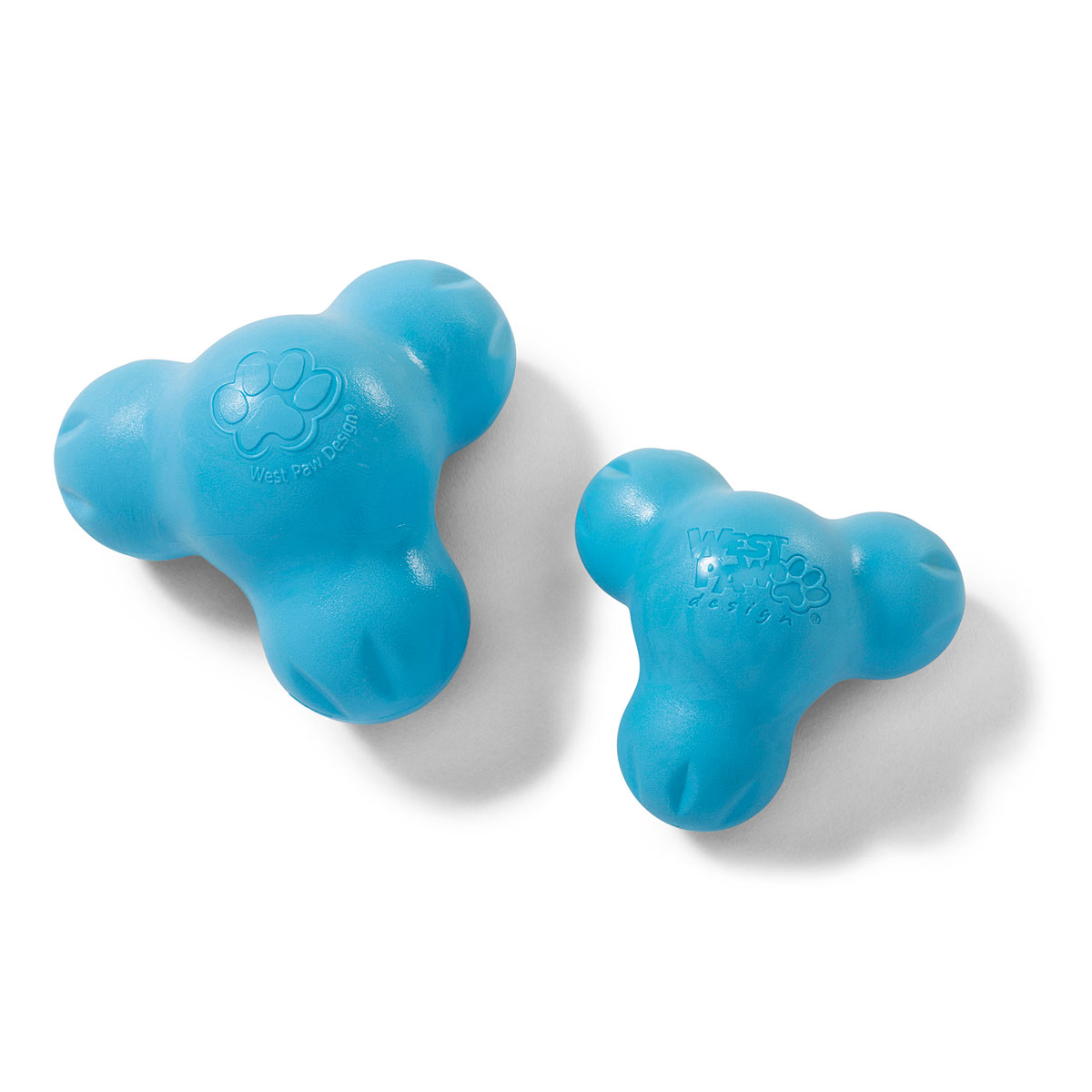 West Paw Zogoflex Tux Treat Dog Toy (Aqua Blue - Sizes)