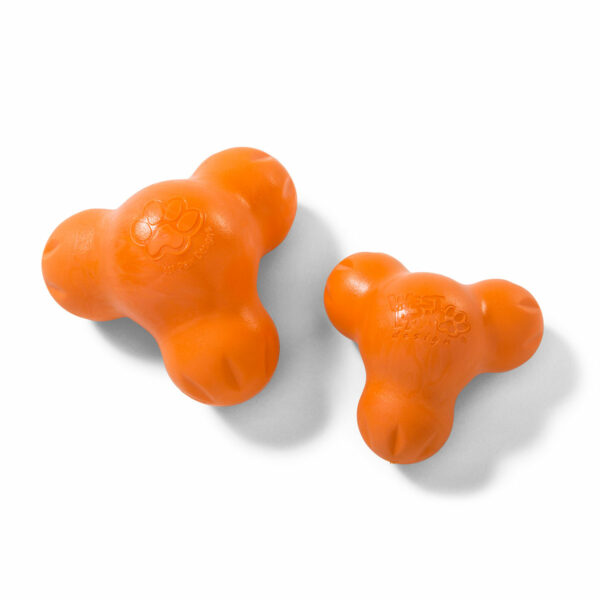 West Paw Zogoflex Tux Treat Dog Toy (Tangerine)