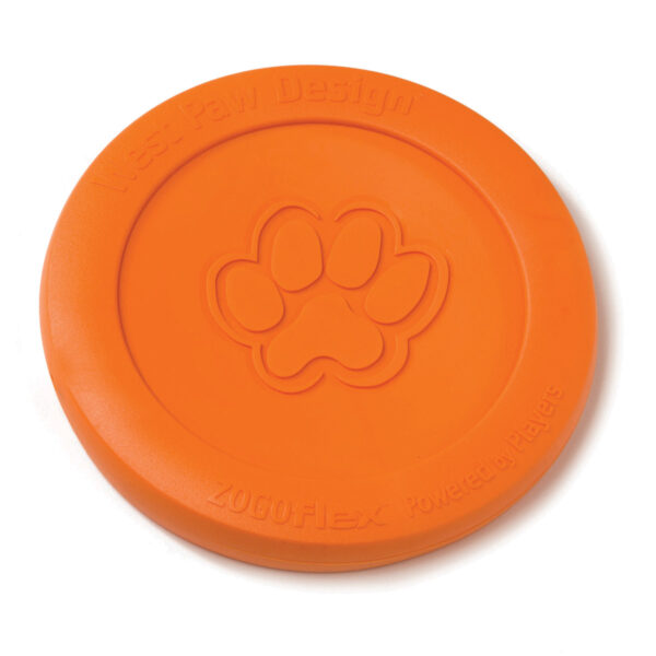 West Paw Zogoflex Zisc Flying Disc (Tangerine - Small)