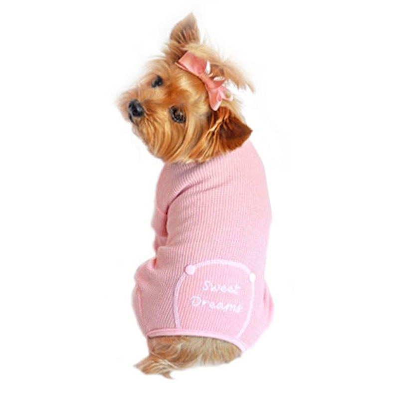 Doggie Design Sweet Dreams Pink Dog Pajamas