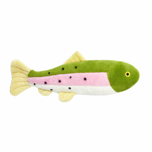 Fluff and Tuff Burt the Lake Trout Dog Toy