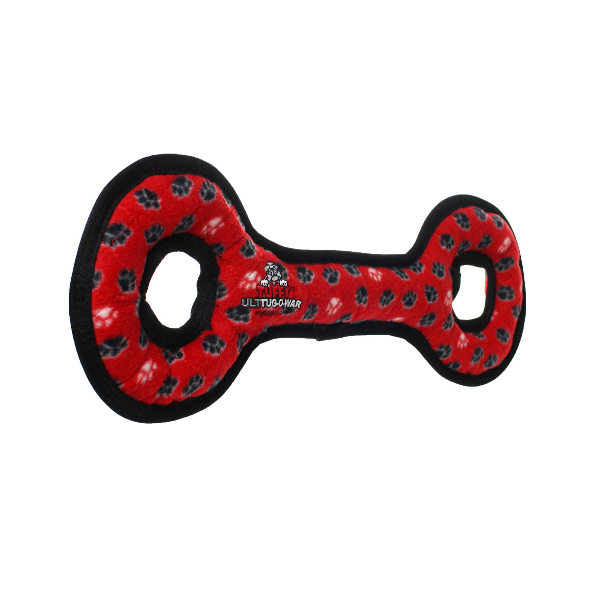 Tuffy Ultimate Tug-O-War Red Paw Dog Toy