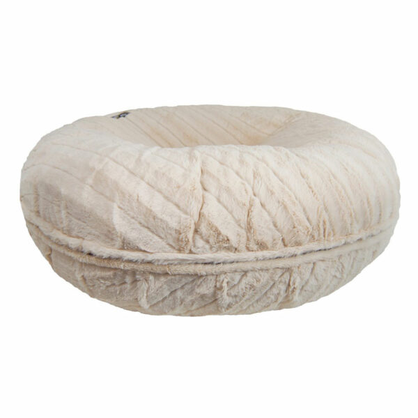 Bessie and Barnie Bagel Dog Bed (Natural Beauty)