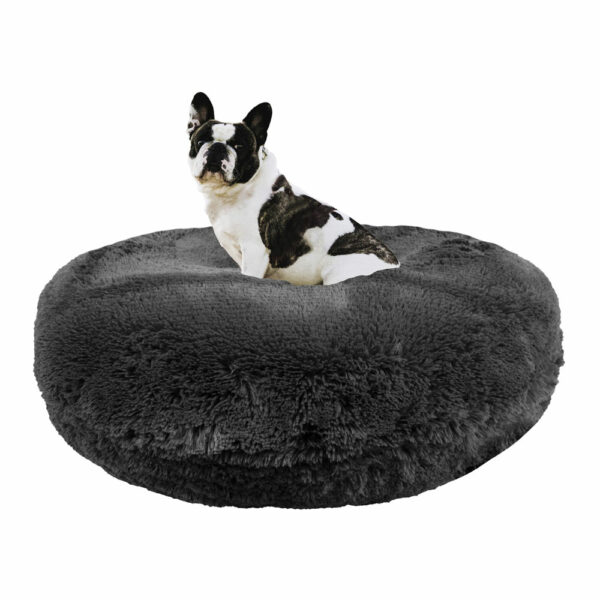 Bessie and Barnie Bagel Dog Bed (Wolfhound Grey)