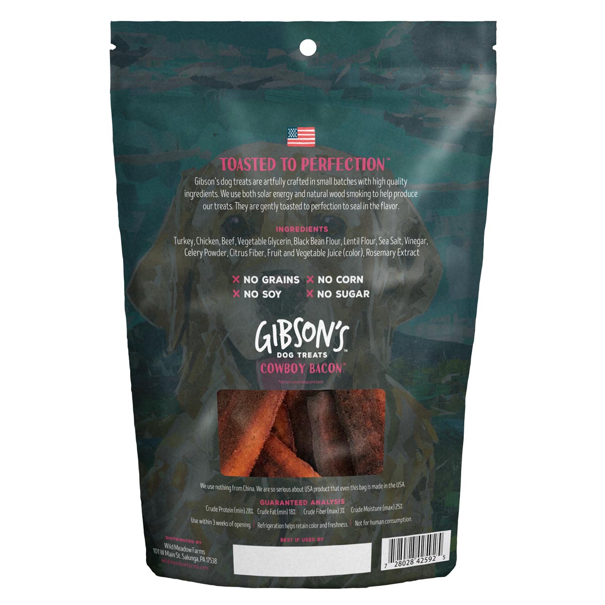 Gibson's Toasted Cowboy Bacon with Beef Jerky Dog Treats