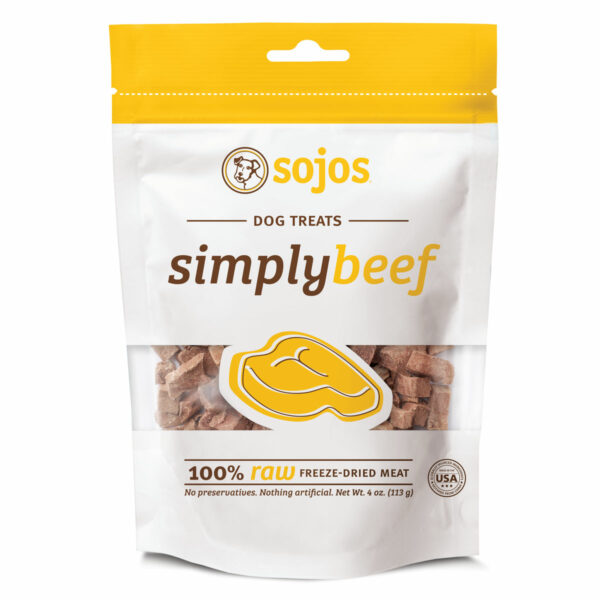 Sojos Simply Beef Freeze-Dried Dog Treats