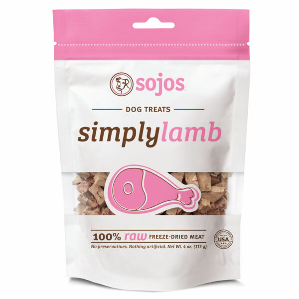 Sojos Simply Lamb Freeze-Dried Dog Treats