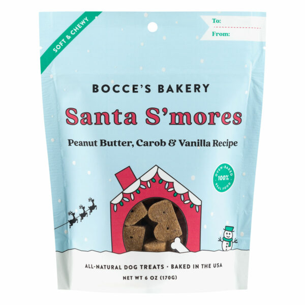 Bocce's Bakery Santa S'mores Soft & Chewy Dog Treats