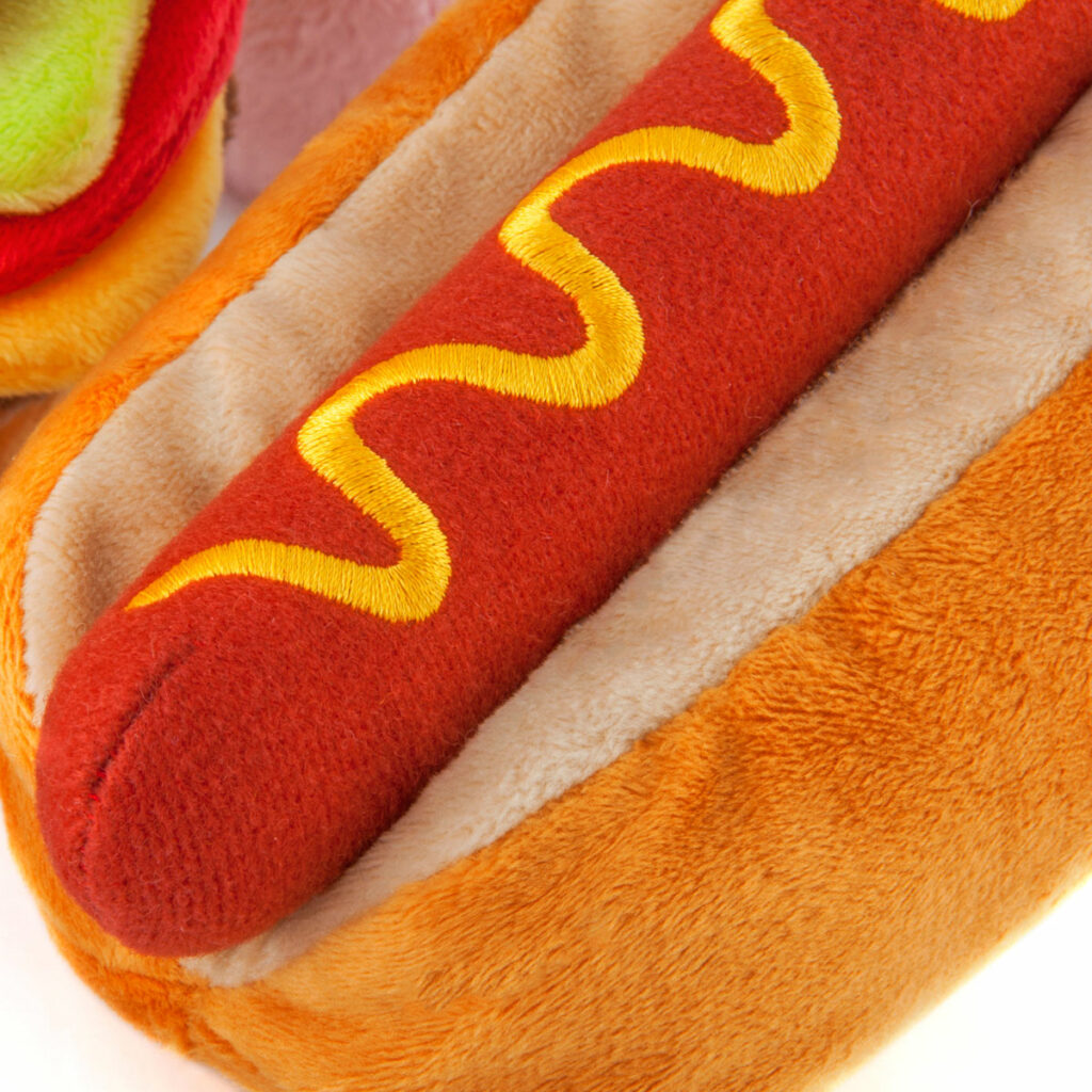 P.L.A.Y. - American Classic Food Hot Diggy Dog Toy - Hala's Paws