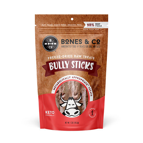 Bones & Co. Freeze-Dried Raw Treats (Bully Sticks) - Hala's Paws