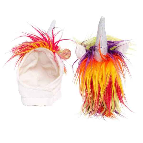 Unicorn hat dog costume