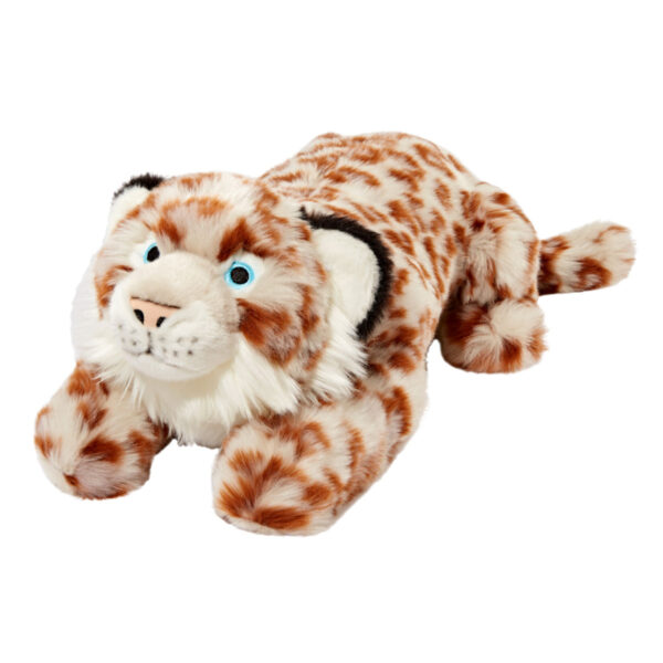 Fluff & Tuff Mongo the Snow Leopard Durable Plush Dog Toy (X-Large)