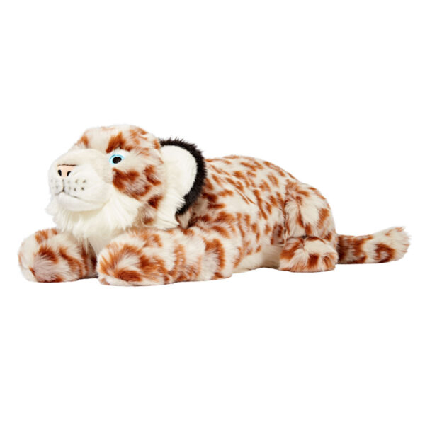 Fluff & Tuff Mongo the Snow Leopard Durable Plush Dog Toy (X-Large)