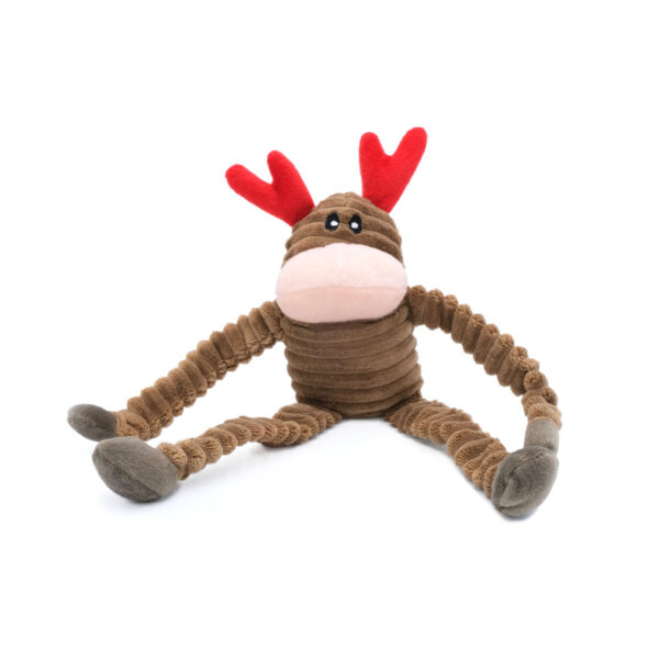 holiday reindeer small dog toy