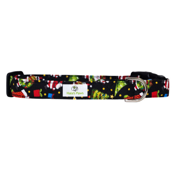 Santa's Night Holiday Dog Collar