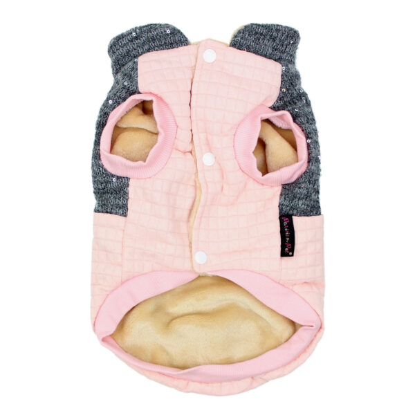 Parisian Pet Fancy Flower Quilted Jacket for Dogs & Cats