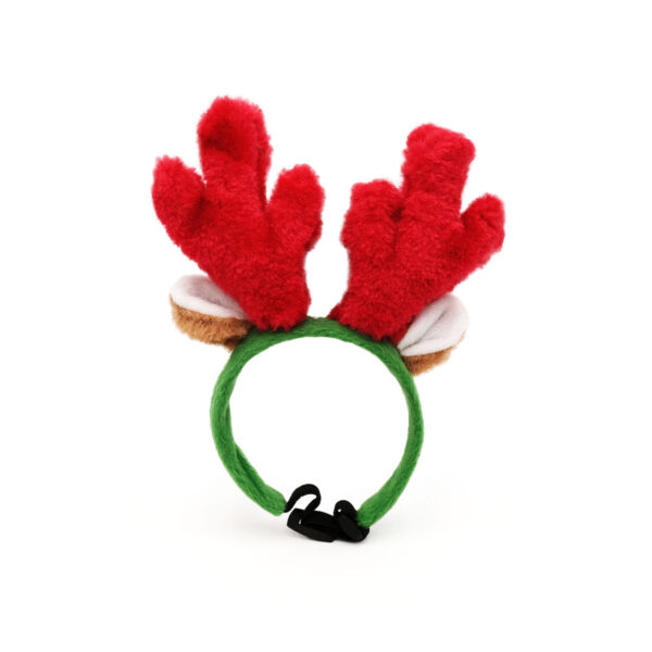 Holiday antlers dog headband