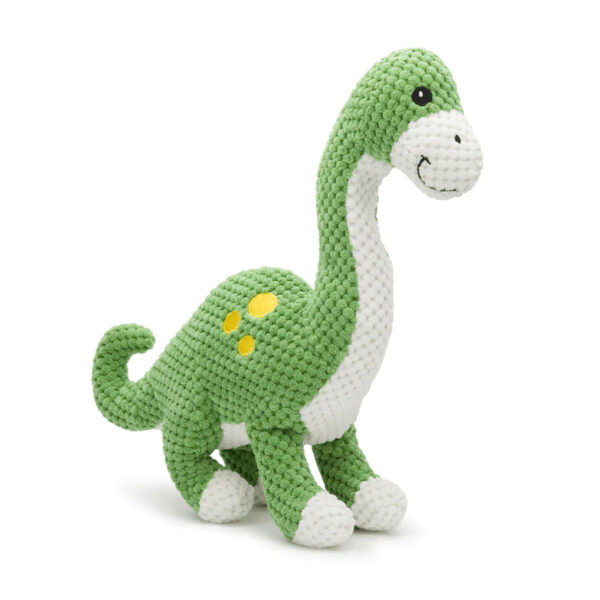 Fabdog Floppy Stegosaurus Dino Plush Dog Toy