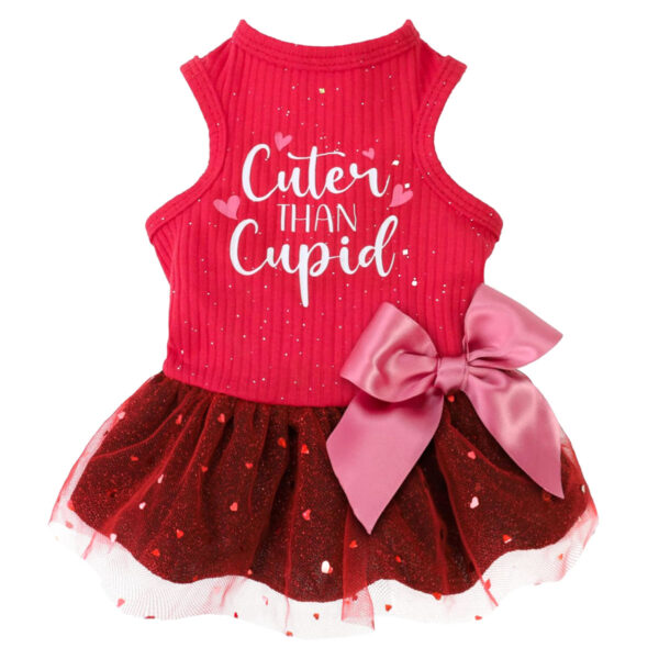 Fitwarm Valentine's Day Cuter Than Cupid Dog Dress