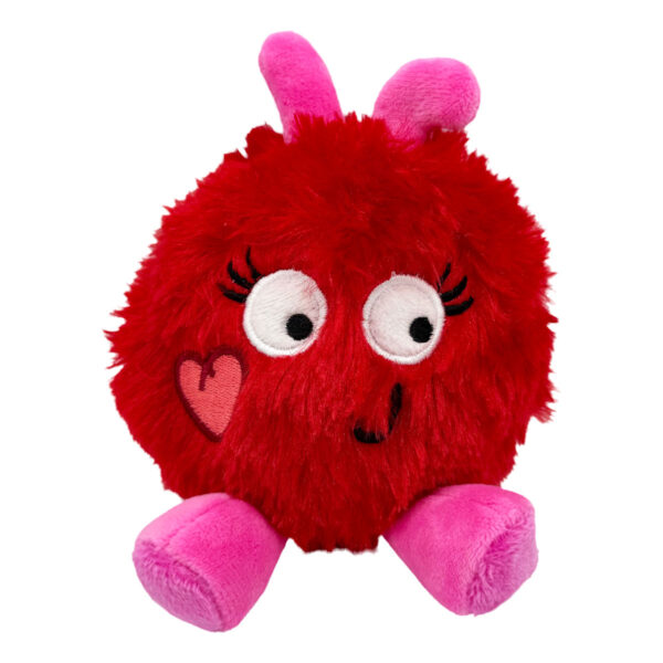 Huxley & Kent Valentine's Day Fur Bug Dog Toy