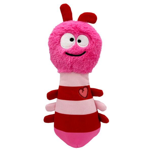 Valentine's Day Love Bug Plush Dog Toy