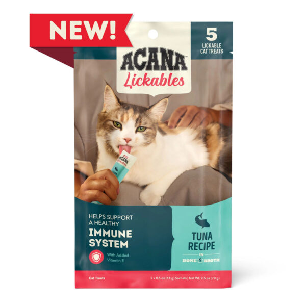 ACANA Cat Lickables Tuna Recipe Cat Treats Pouch