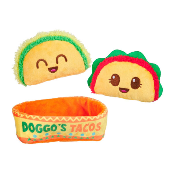 Bark Doggos Tacos Plush Dog Toy