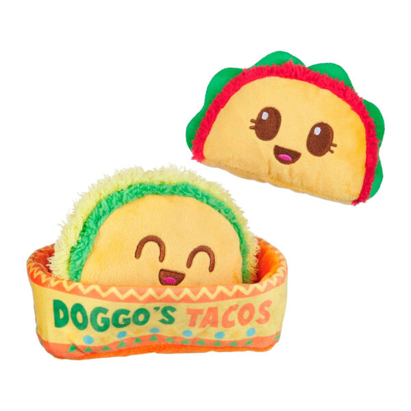 Bark Doggos Tacos Plush Dog Toy