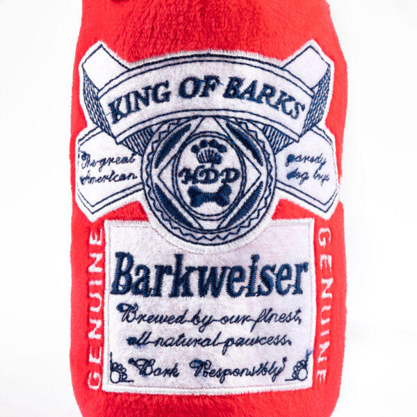 Haute Diggity Dog Barkweiser Beer Can Plush Dog Toy