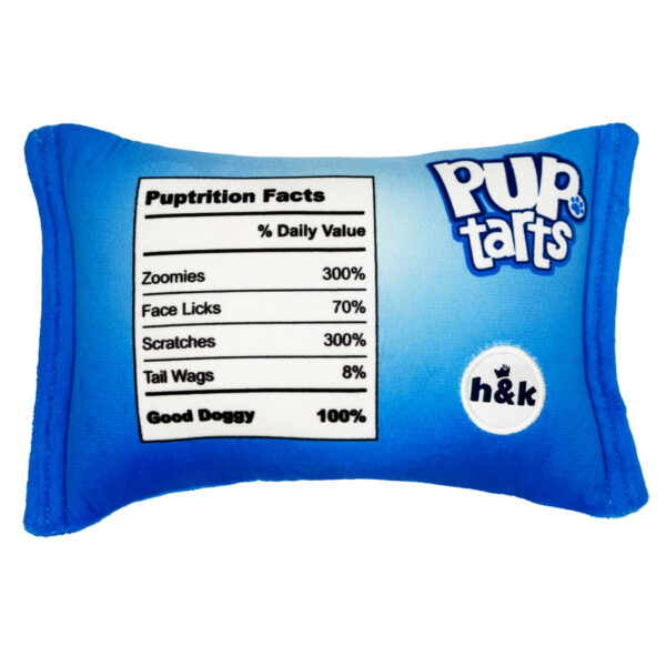 Huxley & Kent Pup-Tarts Frosted Pawberry Plush Dog Toy (Double Sided)