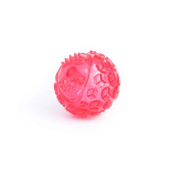 ZippyTuff Pink Squeaker Ball – Small