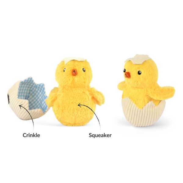 Hippity Hoppity Chick Me Out Easter Dog Toy