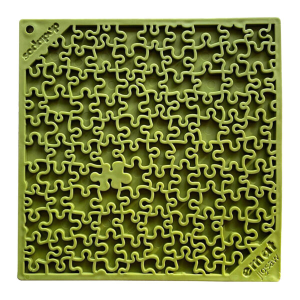 SodaPup Emat Jigsaw Enrichment Lick Mat (Green)