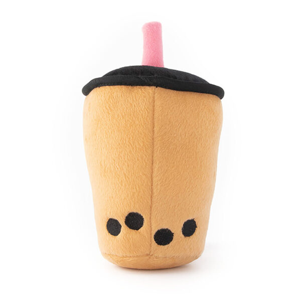 Milk Boba Tea Plush Dog Toy