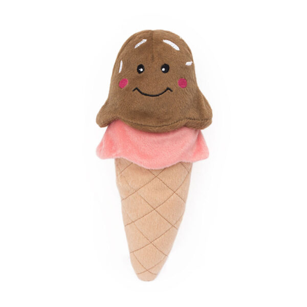 Ice Cream Plush Dog Toy