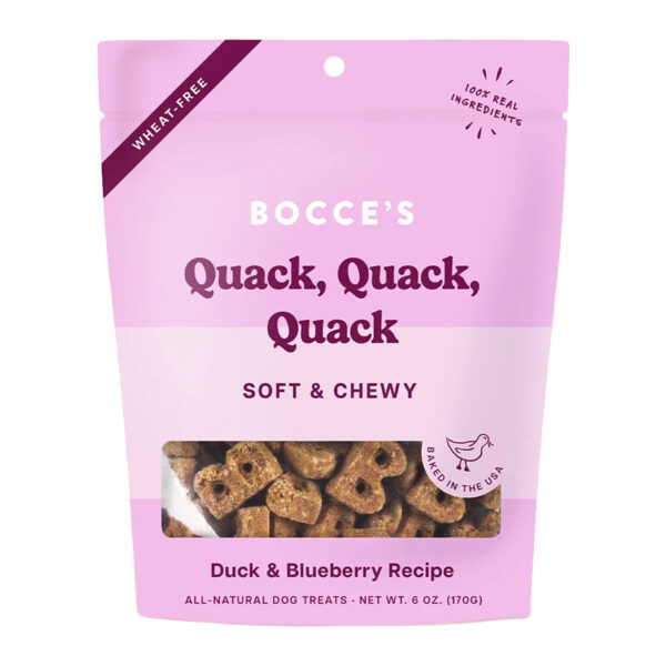 Bocce's Bakery Quack, Quack, Quack Everyday Soft & Chewy Dog Treats